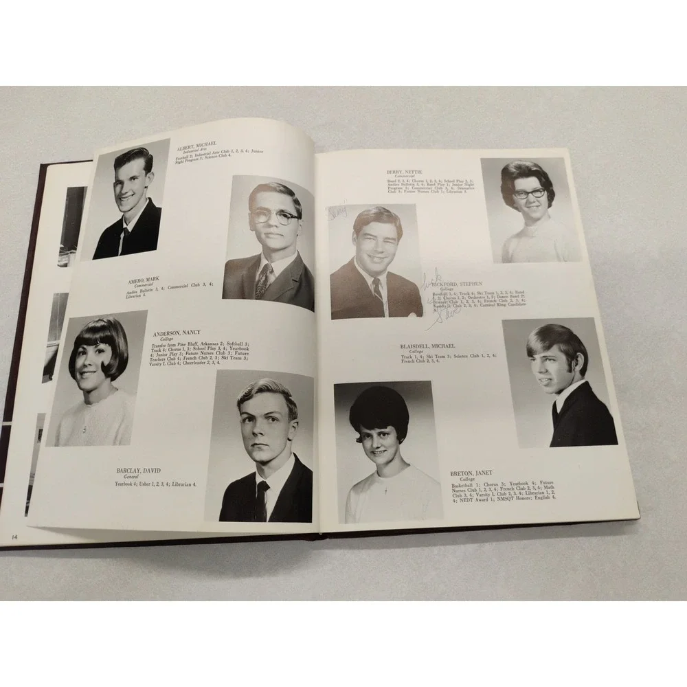 1968 Livermore Falls High School Andies THE BANNER Yearbook Maine